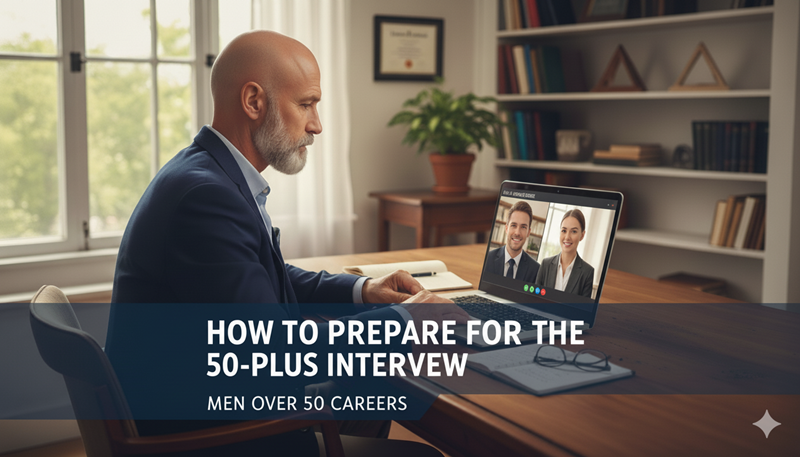 Shaved Headed Man Interview On Treams with two younger interviewers